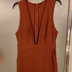 Forever 21 burnt orange- brownish jumpsuit